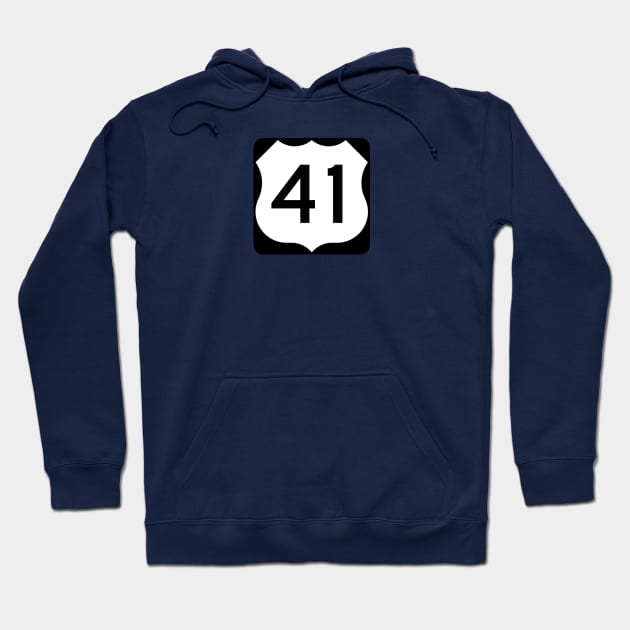 US 41 MARQUETTE MICHIGAN HIGHWAY Hoodie by salesgod